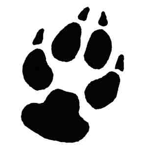 Logo Design on Patte De Chien Noire   Black Dog Paw