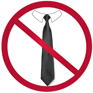 Cravate interdite