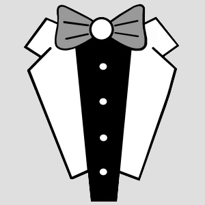 Tuxedo and bow tie - Tuxedo et noeud papillon