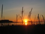 coucher de soleil sur l'Anse  l'Orignal, juin 2005